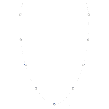 Chroma strandage, Star, White, Rhodium plated - Swarovski, 5754181
