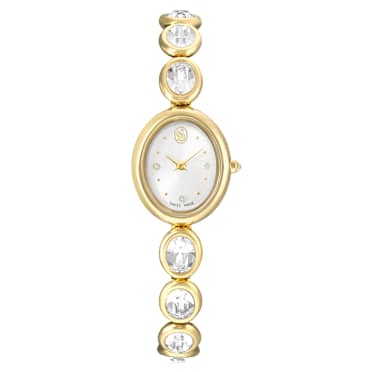 Reloj Imber oval, Fabricado en Suiza, Brazalete de metal, Tono dorado, Acabado tono oro - Swarovski, 5754812
