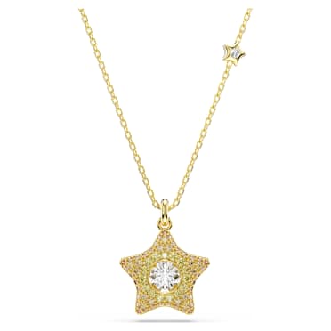 Sublima hanger, Ronde slijpvorm, Ster, Meerkleurig, ‎18k gouden afwerking - Swarovski, 5755280