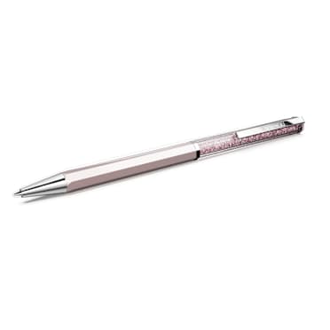 Bolígrafo Crystalline, Lacado rosa, cromado - Swarovski, 5756698