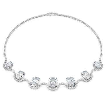 Collana Octagon, Diamanti creati in laboratorio 37,70 ct tw, Forma Octagon, Oro bianco 18 K - Swarovski, 5760377