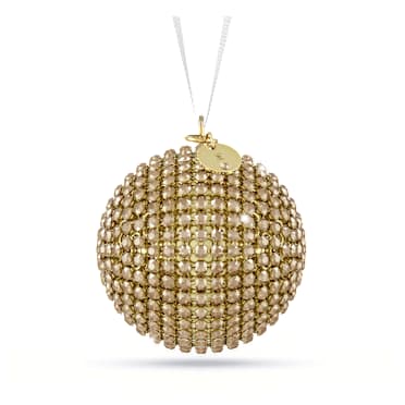 Holiday Magic Classics Decoração Bola em Crystal Mesh, Tom dourado - Swarovski, 5760467