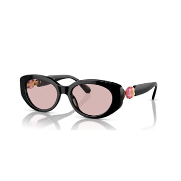 Gafas de sol, Forma ovalada, SK6002, Negras - Swarovski, 5765632