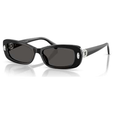 Sunglasses, Pillow shape, SK6071, Black - Swarovski, 5767687