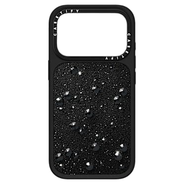 Swarovski x CASETiFY Smartphone Schutzhülle, Flat Back Kristalle, iPhone® 18 Pro, Schwarz - Swarovski, 5767690