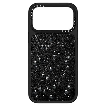 Swarovski x CASETiFY Smartphone Schutzhülle, Flat Back Kristalle, iPhone® 18 Pro Max, Schwarz - Swarovski, 5767694