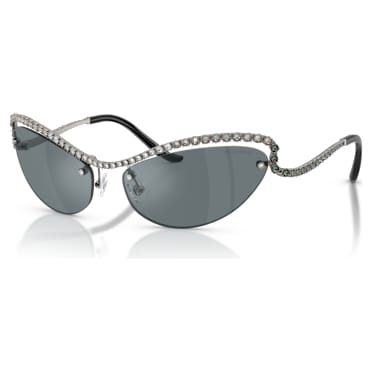 サングラス, キャッツアイシェイプ, SK7048, シルバー系 - Swarovski, 5767707