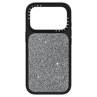 Θήκη κινητού Swarovski x CASETiFY, Crystal Fabric, iPhone® 18 Pro, Ασημί τόνος - Swarovski, 5767711