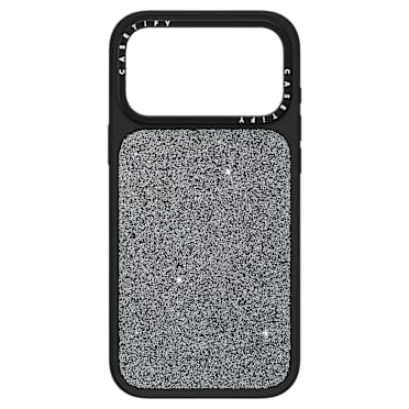 Θήκη κινητού Swarovski x CASETiFY, Crystal Fabric, iPhone® 18 Pro Max, Ασημί τόνος - Swarovski, 5767712