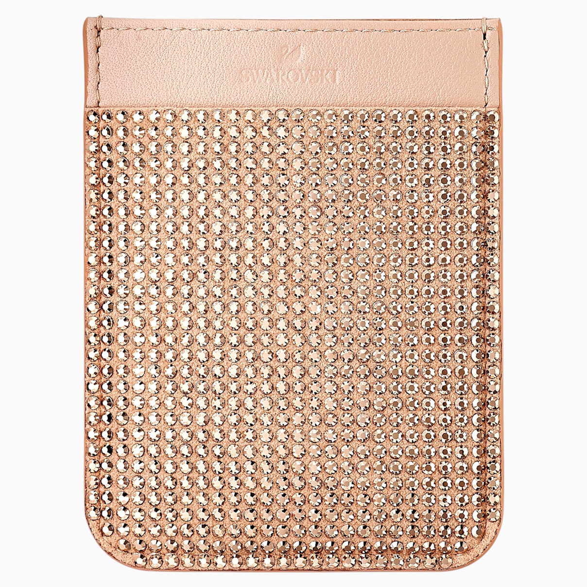 Bolsillo adhesivo para smartphone Swarovski, rosa