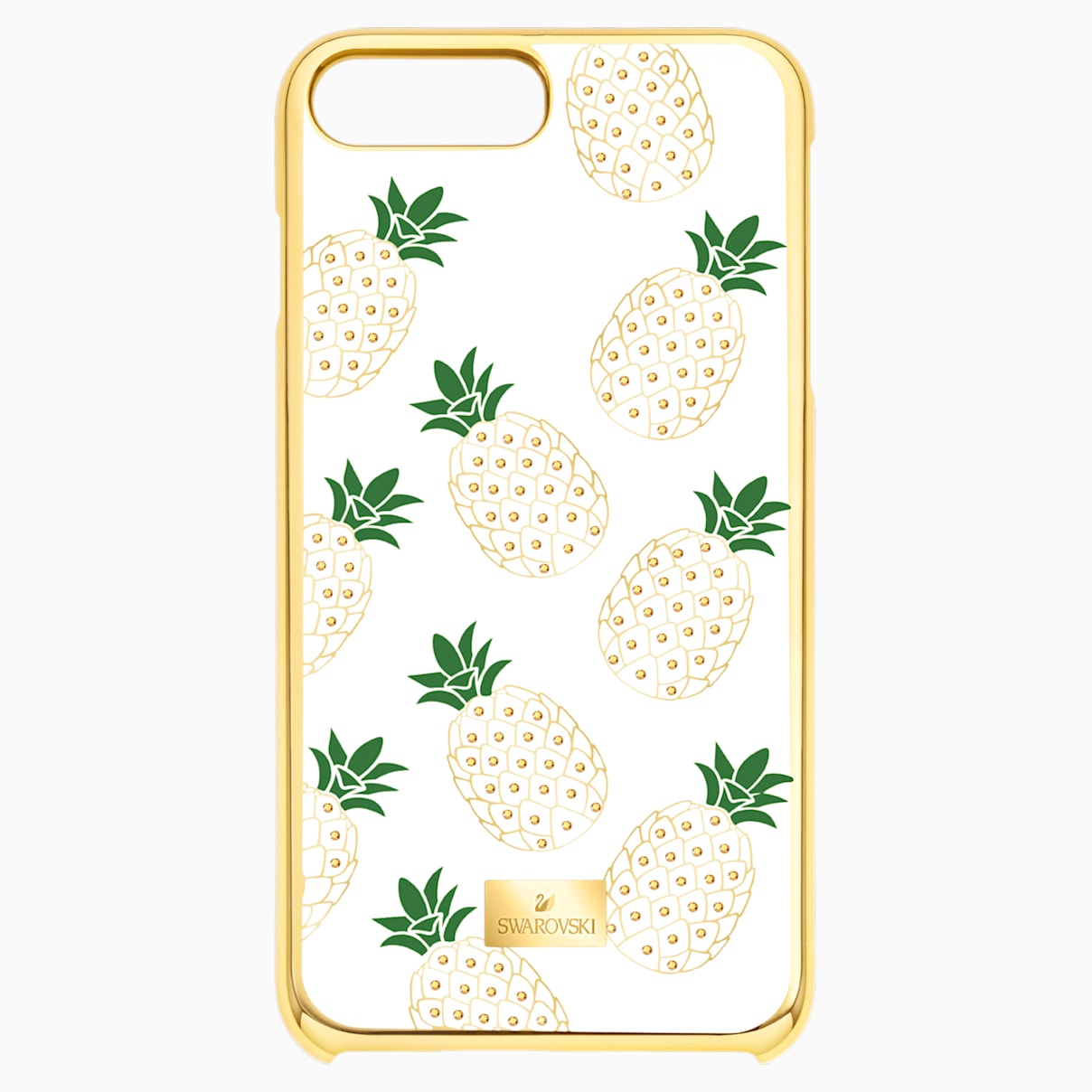 Custodia smartphone con bordi protettivi Lime, iPhone® 8 Plus, transparente