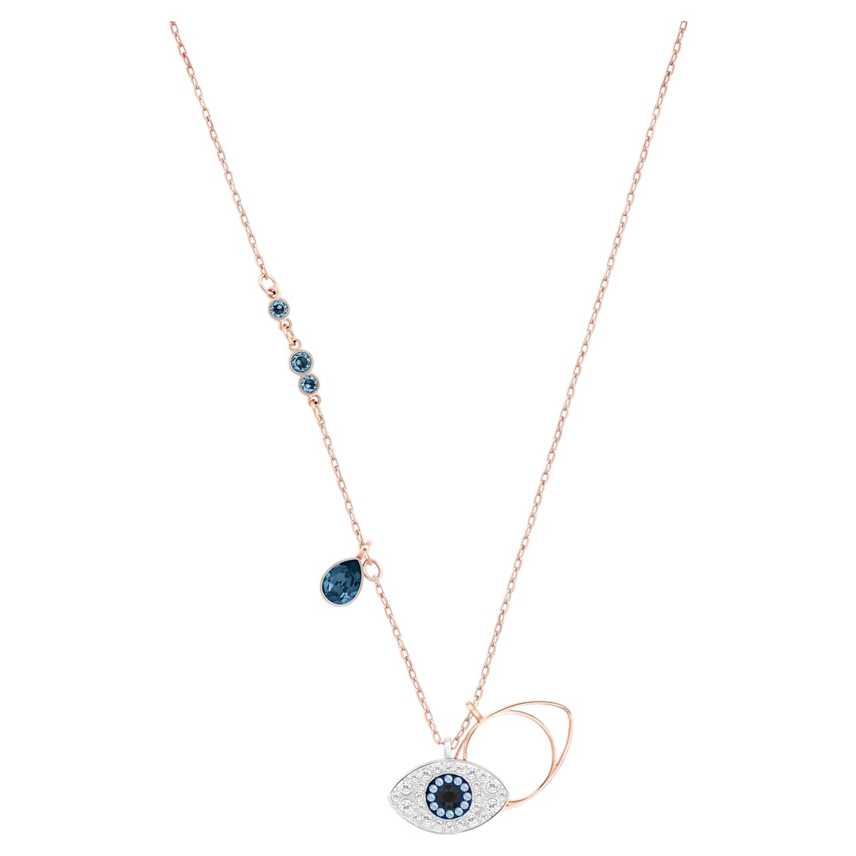 

Symbolica pendant, Evil eye, Blue, Mixed metal finish