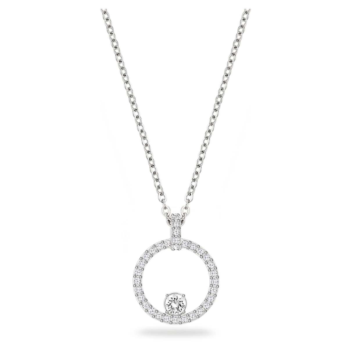 

Constella pendant, White, Rhodium plated