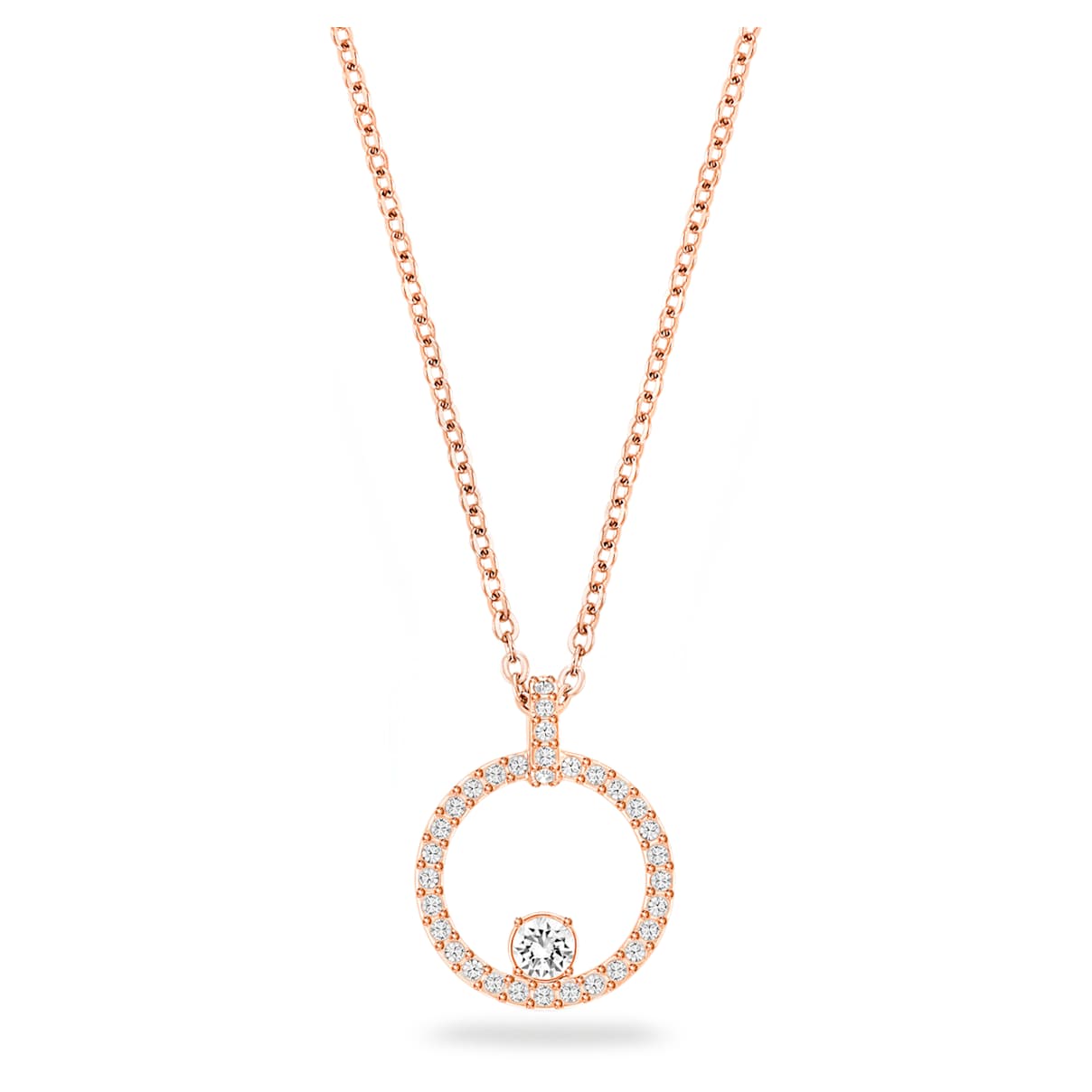 

Constella pendant, White, Rose gold-tone plated