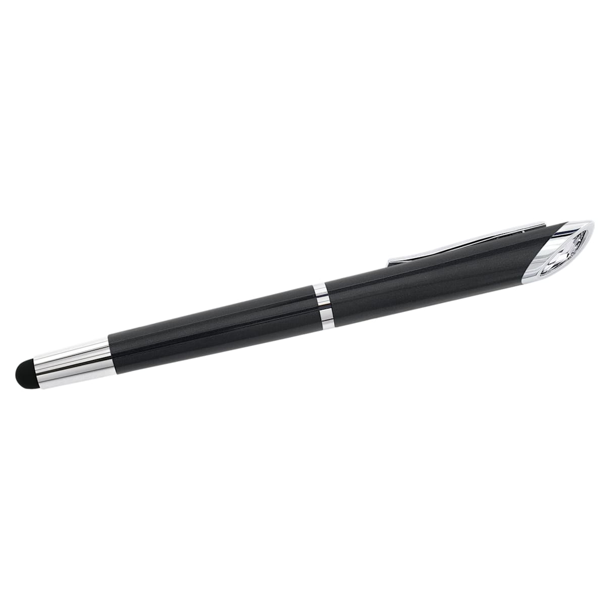 Crystal Starlight Stylus Ballpoint Pen, Black