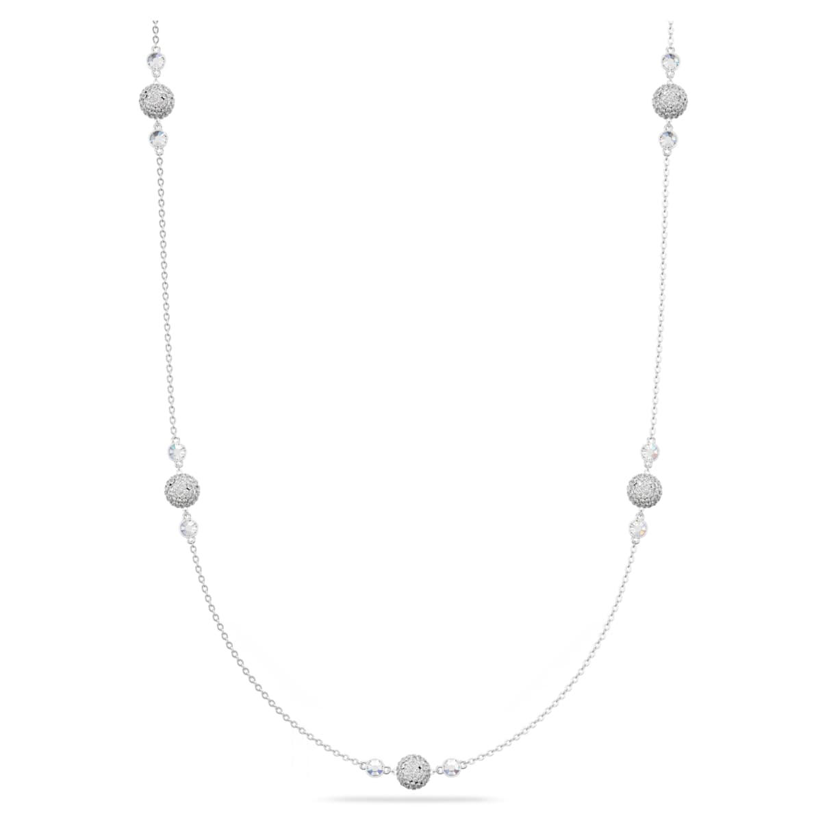 

Swarovski Entire ネックレス, ホワイト, ロジウム・プレーティング