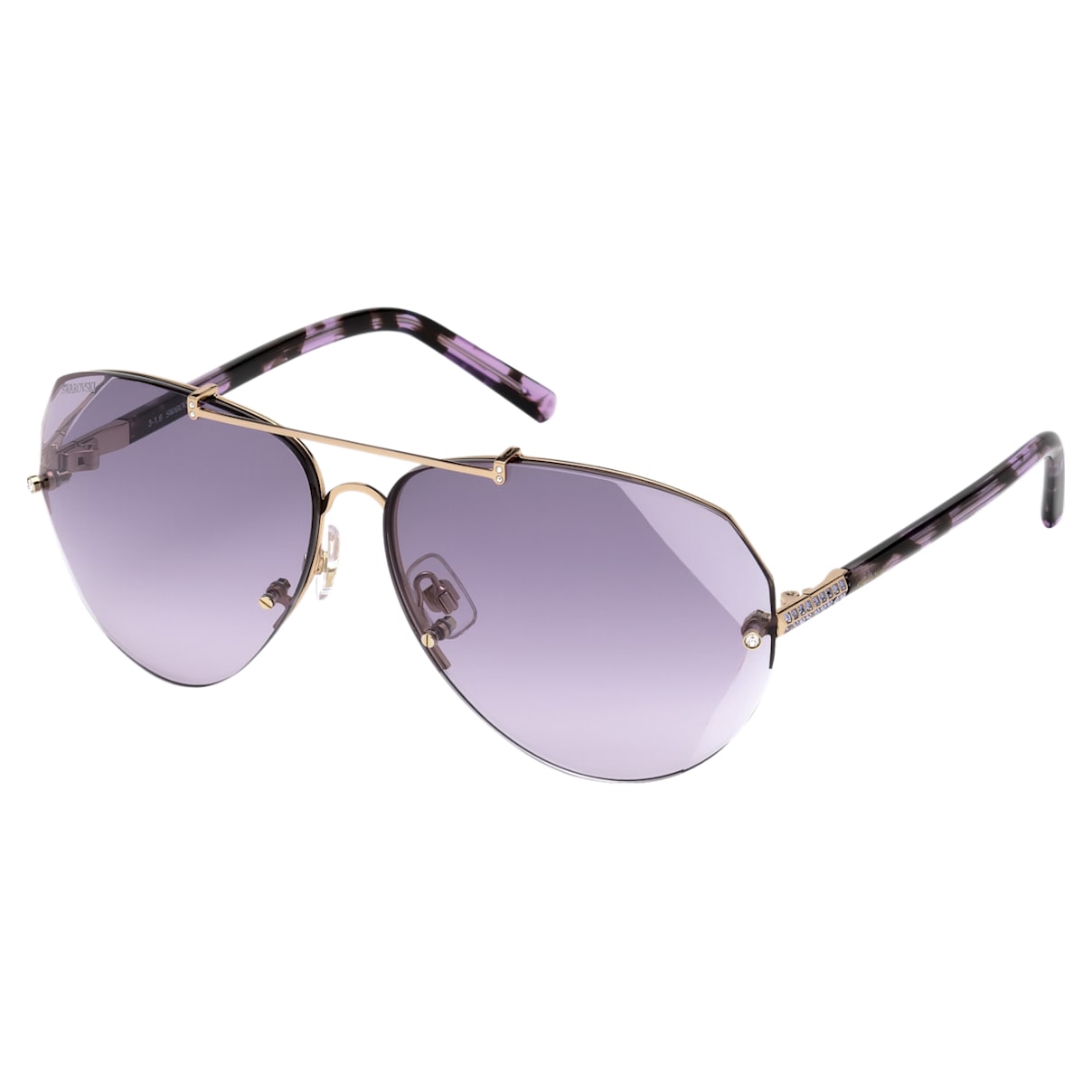 

Swarovski sunglasses, Pilot shape, SK0134 28Z, Purple