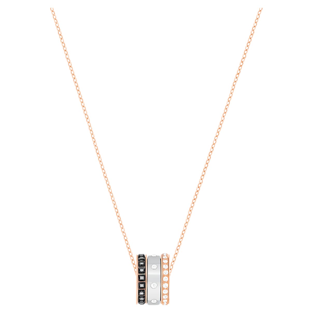 

Swarovski Hint Anhänger, Schwarz, Metallmix