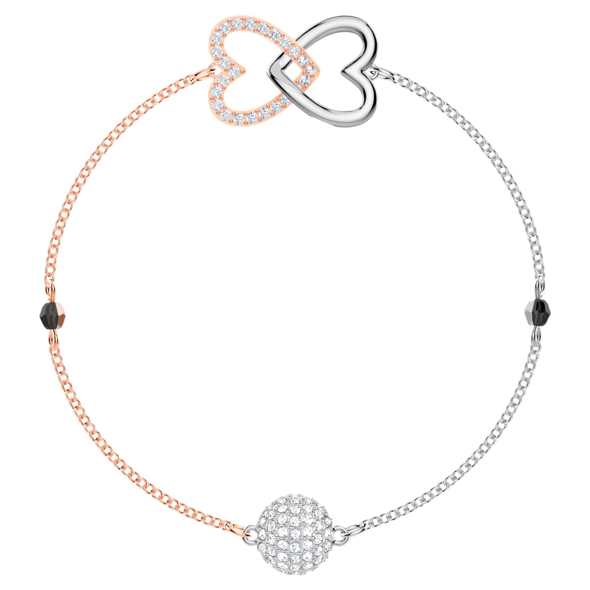 Click to view product details and reviews for Swarovski Remix Collection Forever Strand White Mixed Metal Finish.