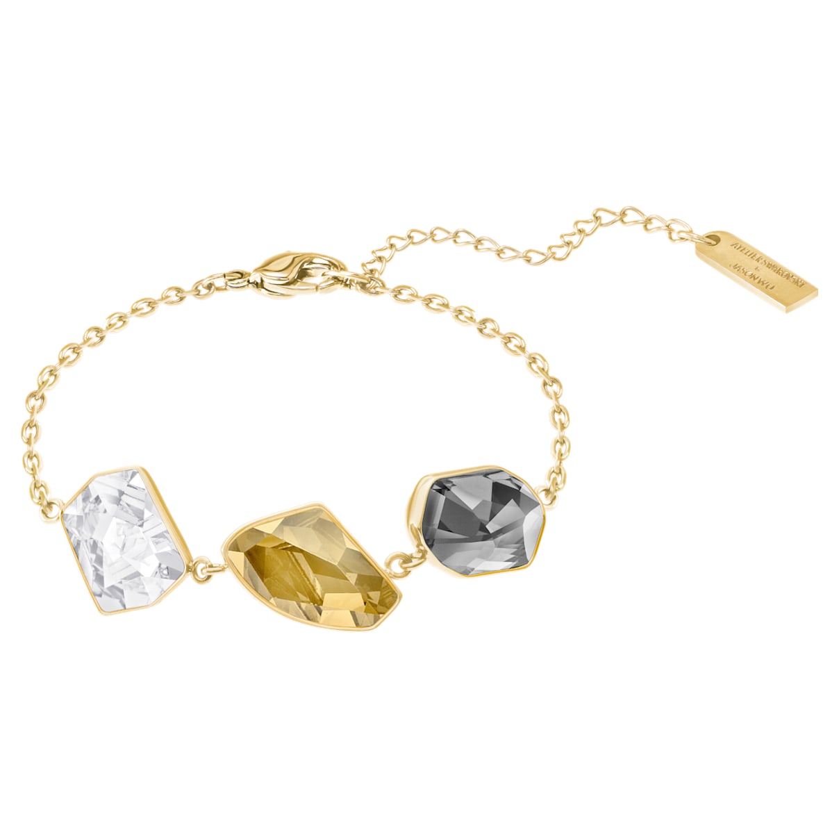 Prisma Bracelet, Multi-coloured, Gold-tone plated