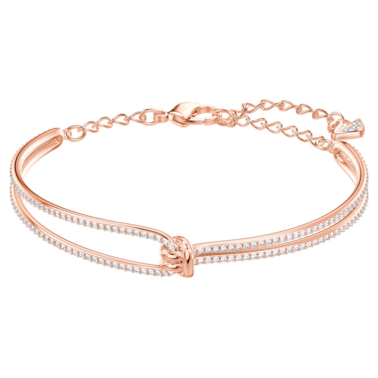 Click to view product details and reviews for Lifelong Bangle White Rose Gold Tone Plated.
