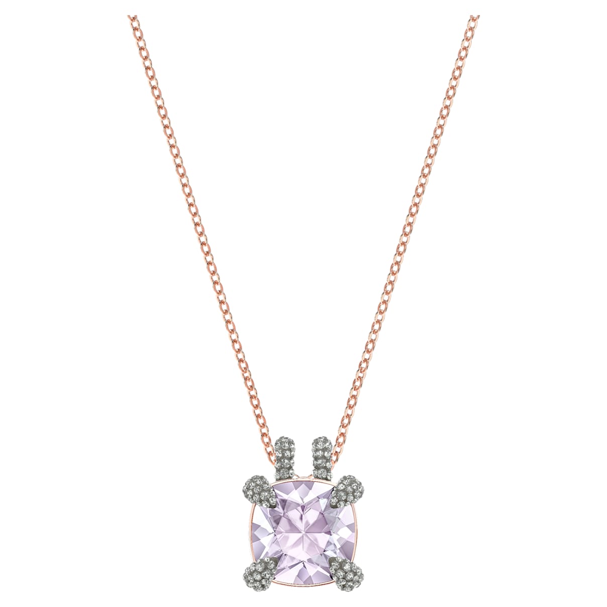 

Make Pendant, Violet, Rose-gold tone plated