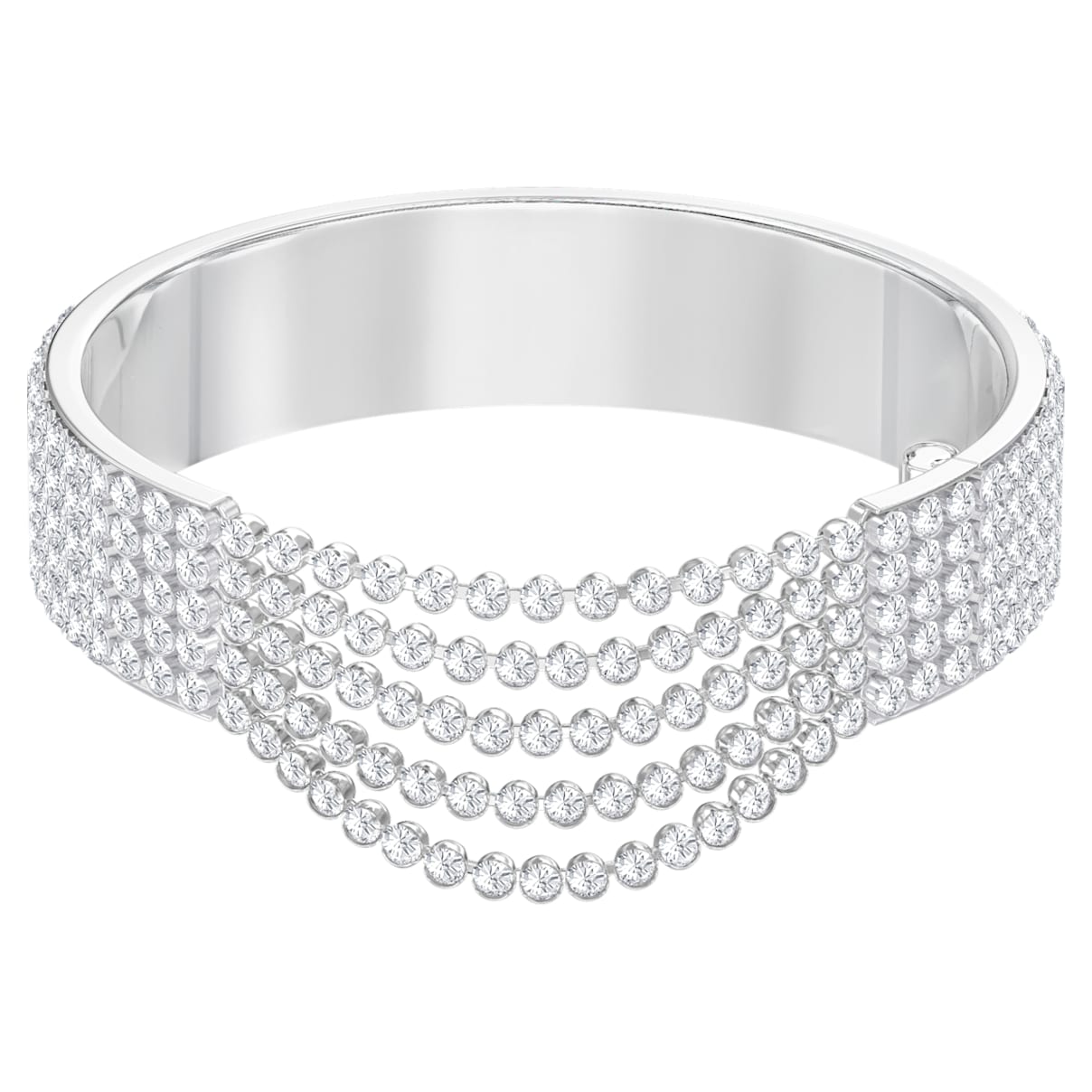

Fit Bangle, White, Stainless steel