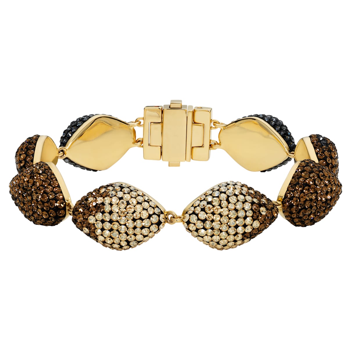 Click to view product details and reviews for Moselle Bracelet Brown Gold Tone Plated.