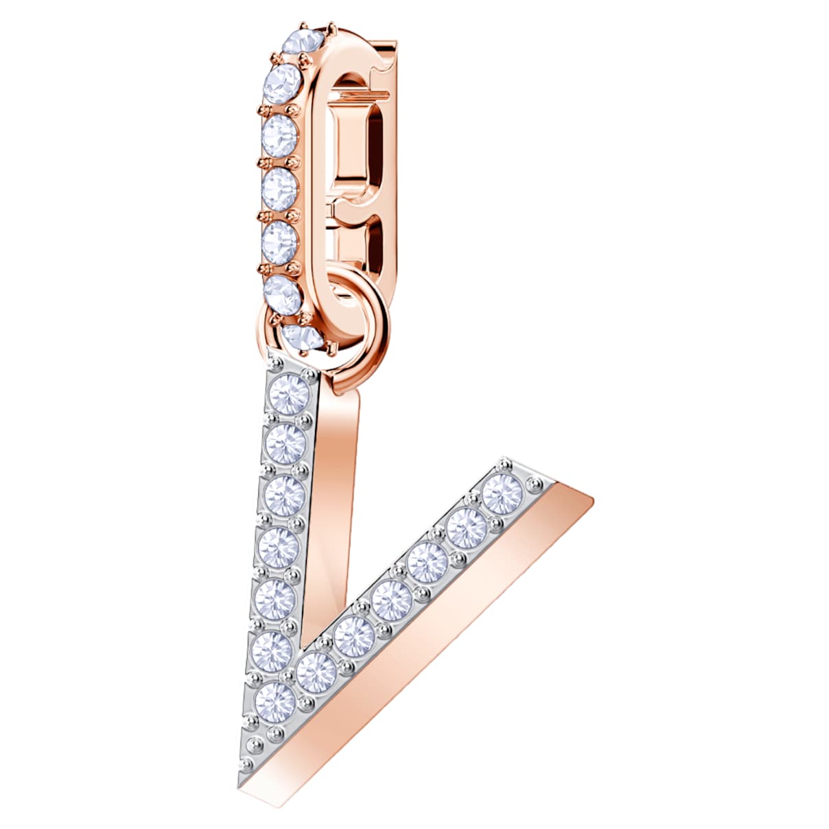 

Swarovski Charm Remix Collection V, Bianco, Placcato color oro rosa