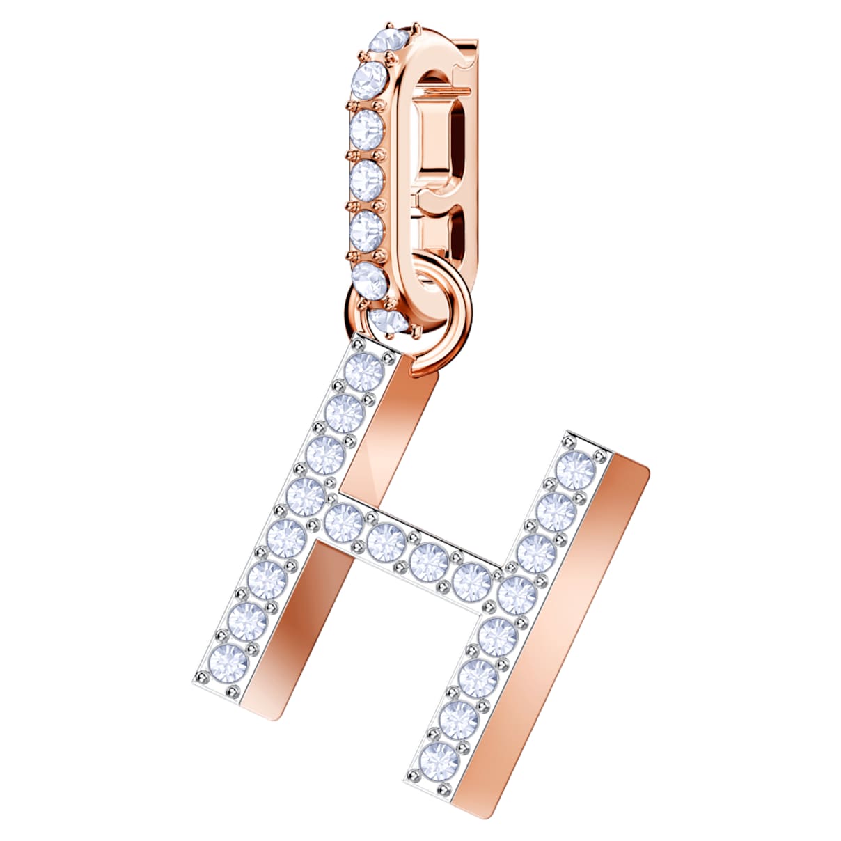 

Swarovski Remix Collection H Charm, Weiß, Roségold-Legierungsschicht