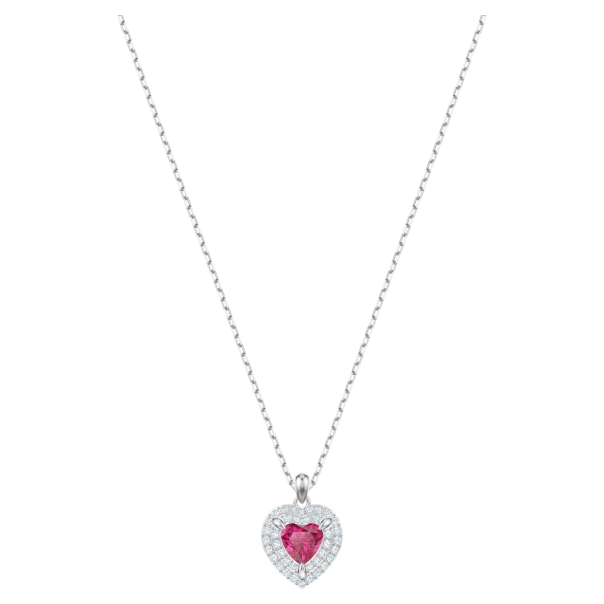 Click to view product details and reviews for One Pendant Red Rhodium Plated.
