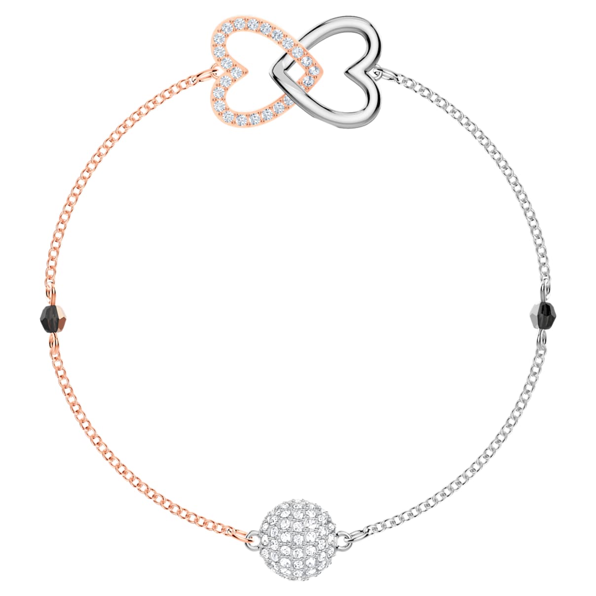 Swarovski Remix Collection Forever Strand, bianco, Mix di placcature