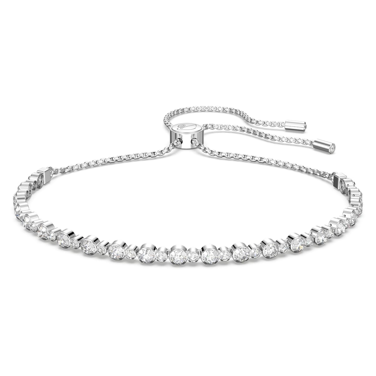 Click to view product details and reviews for Subtle Bracelet White Rhodium Plated.