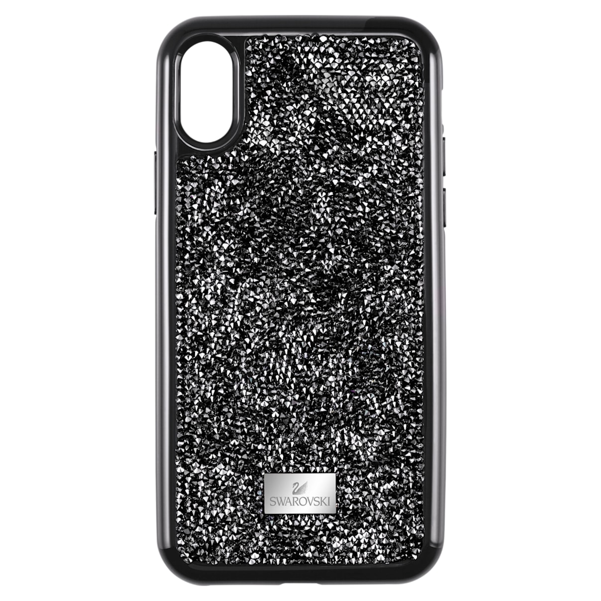 Custodia per smartphone con bordi protettivi Glam Rock, iPhone® XS Max, nero