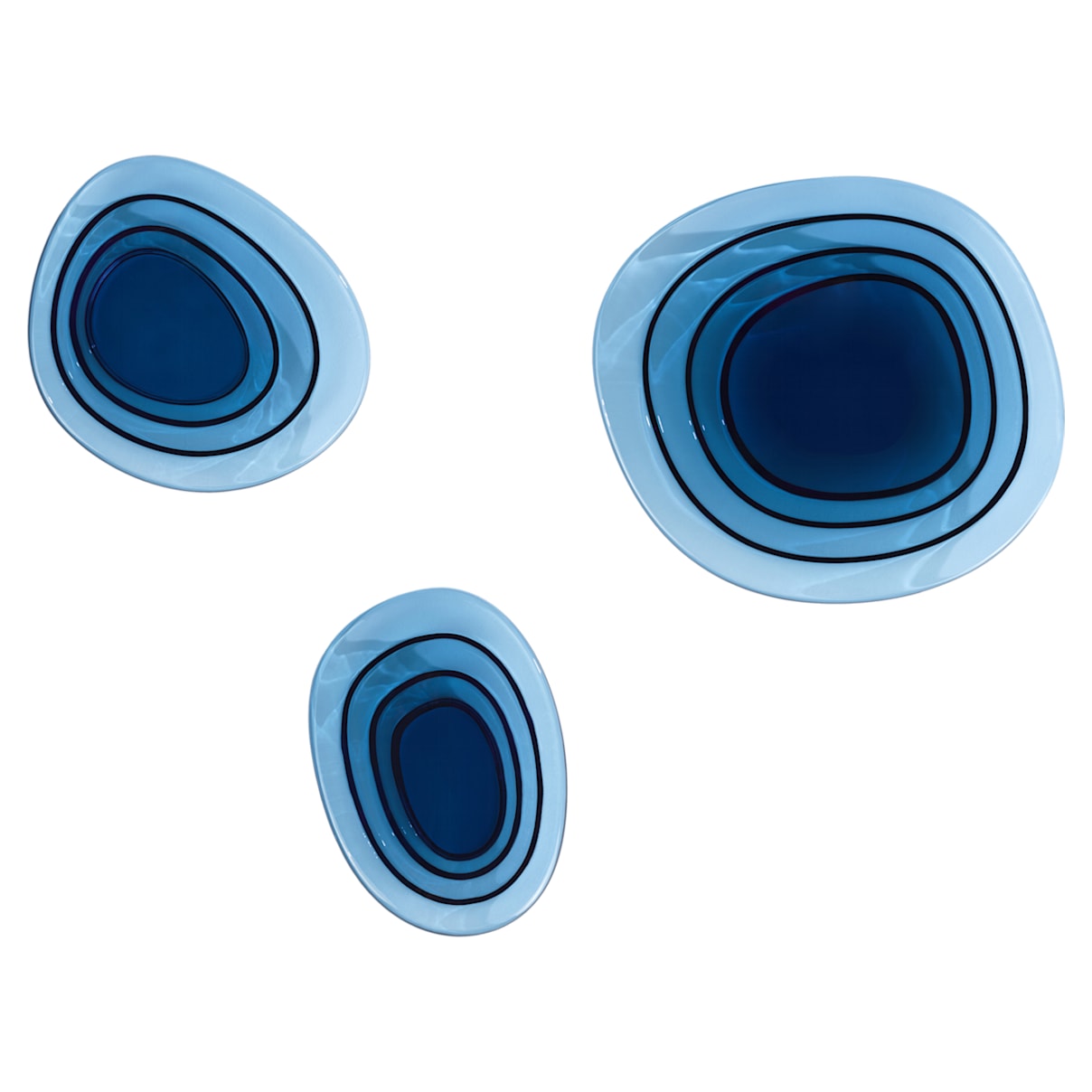 Click to view product details and reviews for Soft Pond Tray Set 3 Blue.