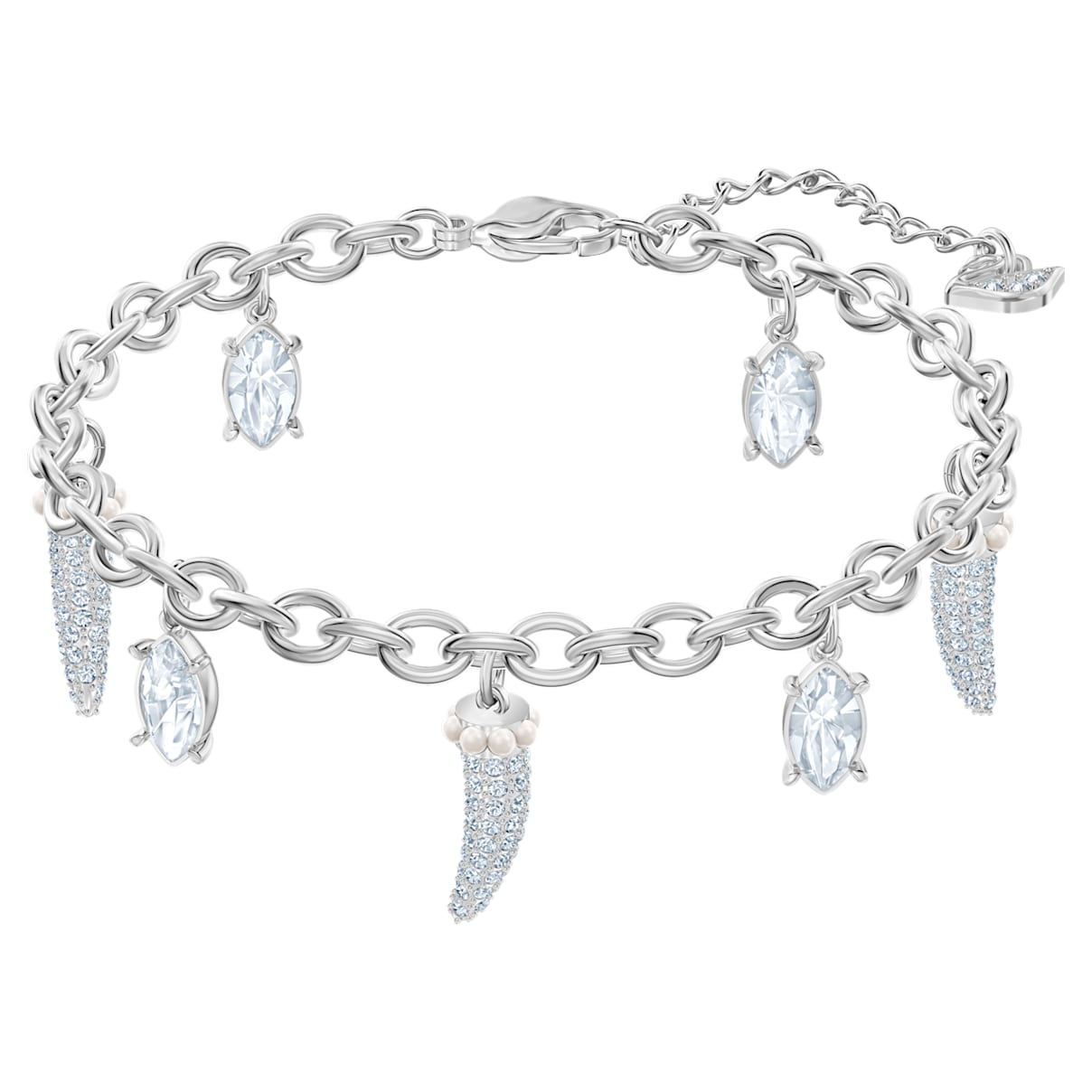 Click to view product details and reviews for Polar Bestiary Bracelet Multi Coloured Rhodium Plated.