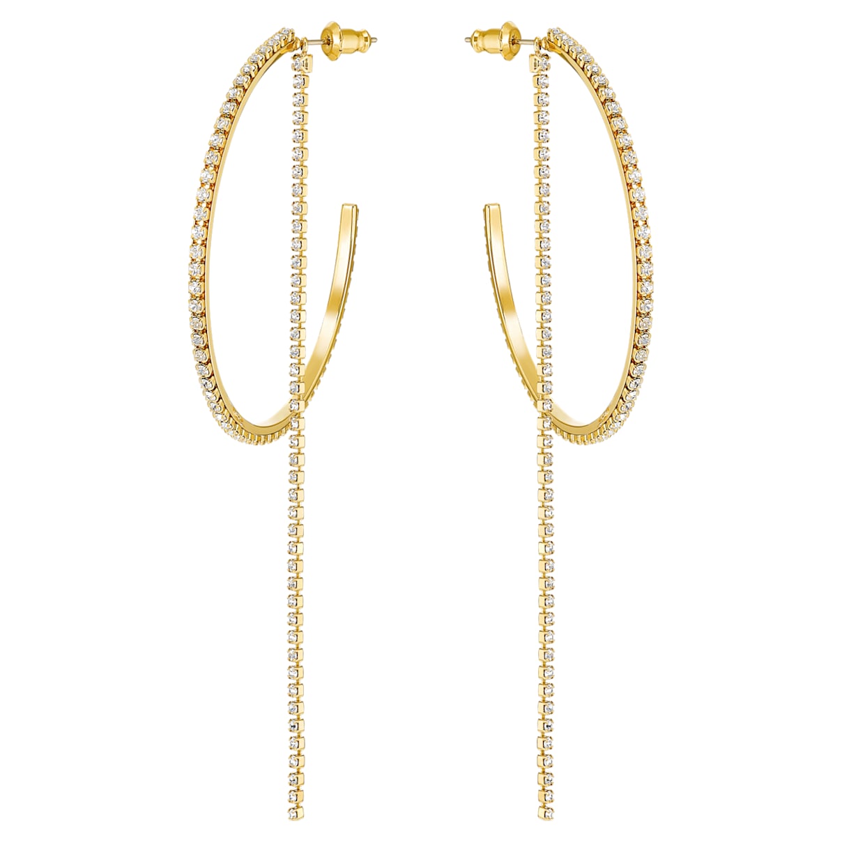 Click to view product details and reviews for Fit Hoop Pierced Earrings White Gold Tone Plated.