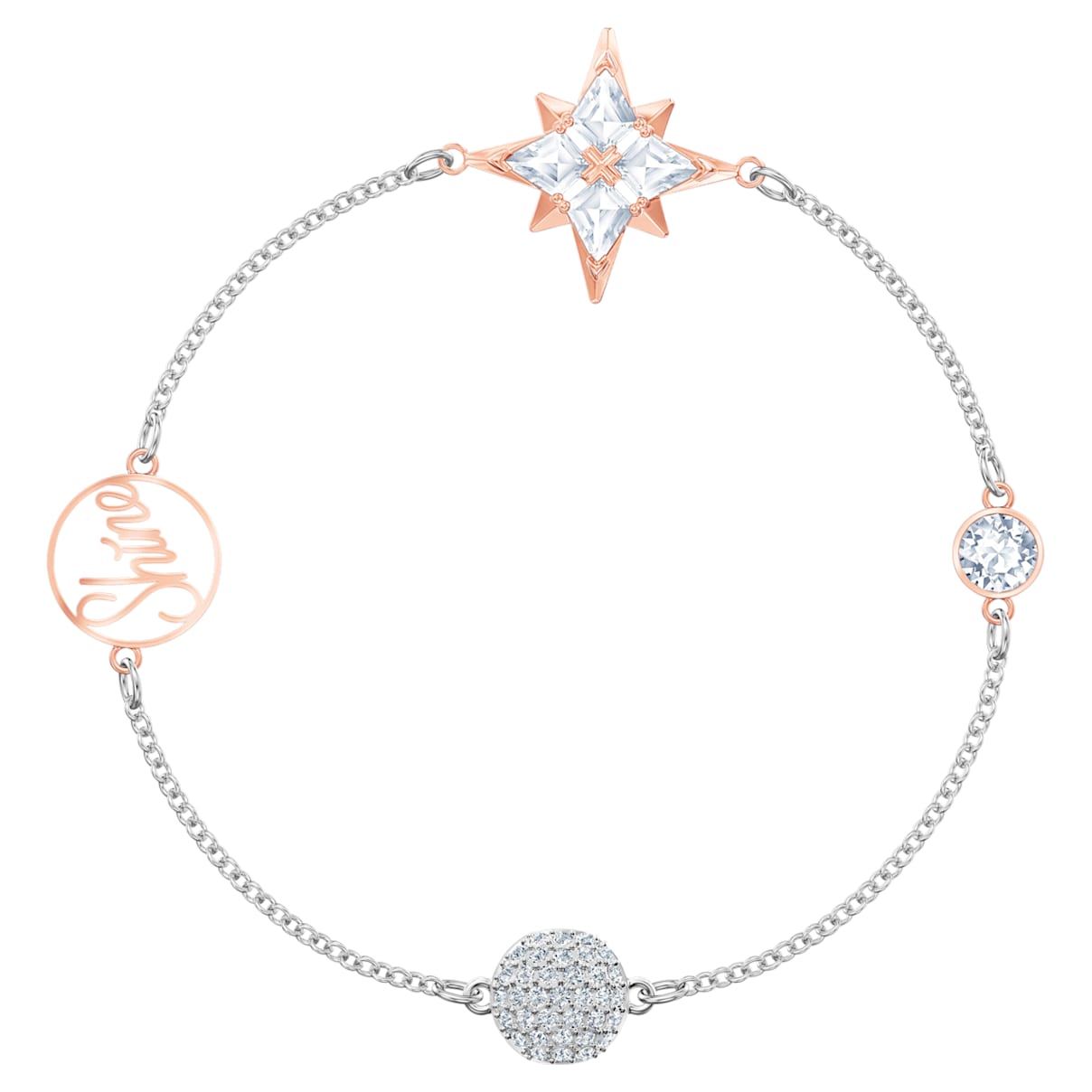 Swarovski Remix Collection Star Strand, multicolore, Mix di placcature