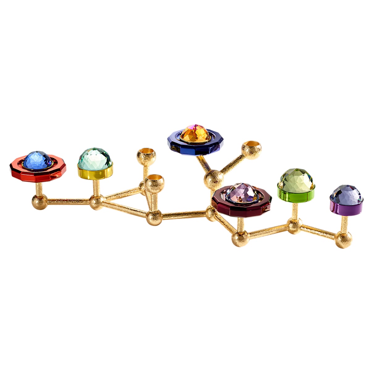 Click to view product details and reviews for Arbol Low Candelabra Multicolored.