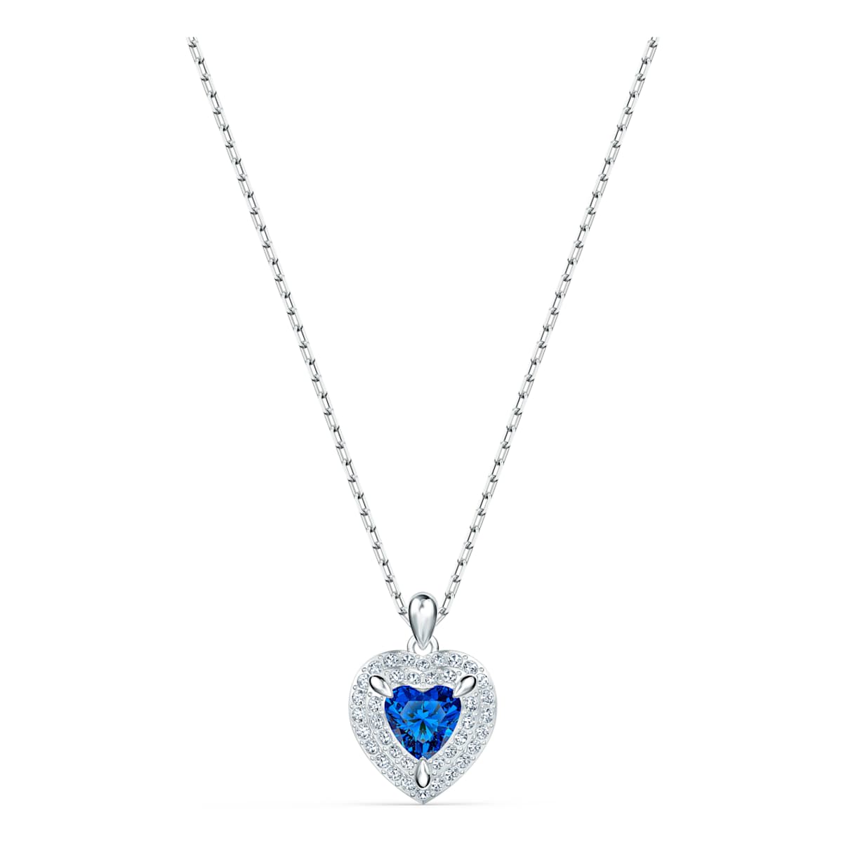 Click to view product details and reviews for One Pendant Blue Rhodium Plated.