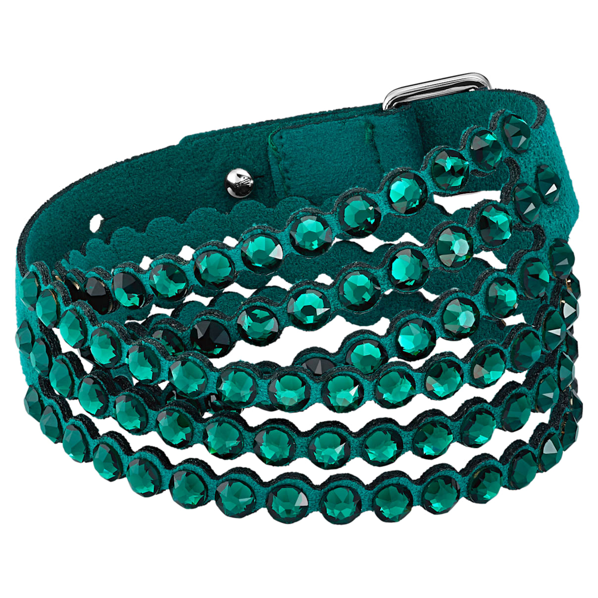 Click to view product details and reviews for Swarovski Power Collection Bracelet Green.