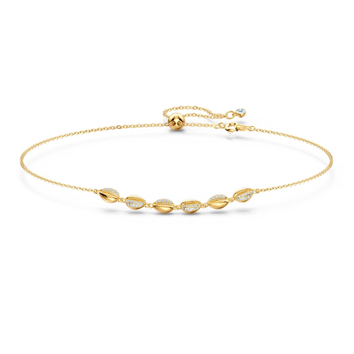 Click to view product details and reviews for Shell Choker White Gold Tone Plated.