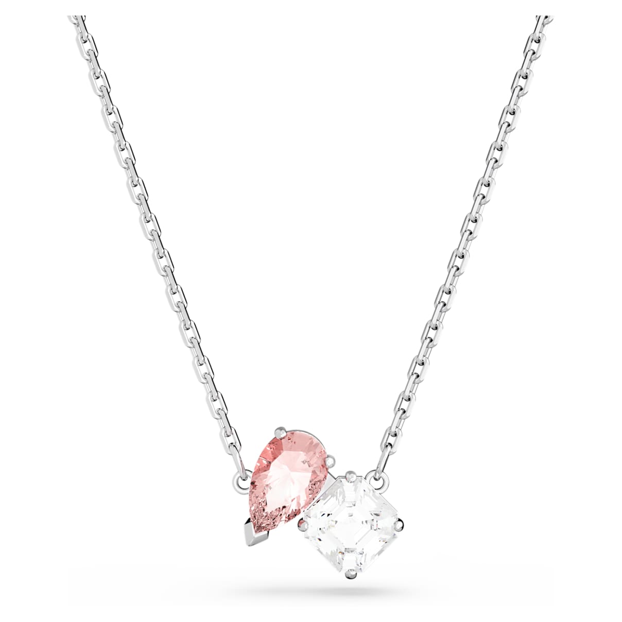 

Swarovski Attract Soul necklace, Pink, Rhodium plated