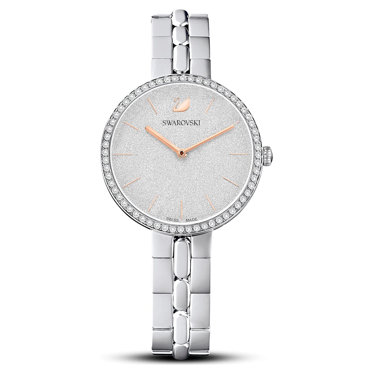 Shop Swarovski Cosmopolitan Watch In Silver Tone