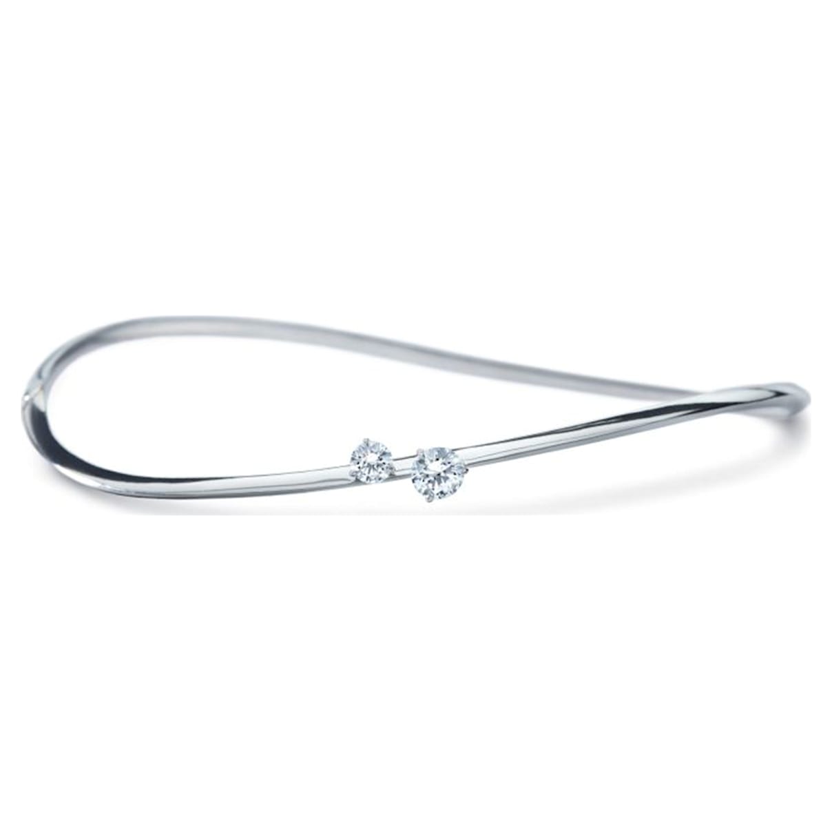 Click to view product details and reviews for Intimate Bangle Swarovski Created Diamonds 18k White Gold.