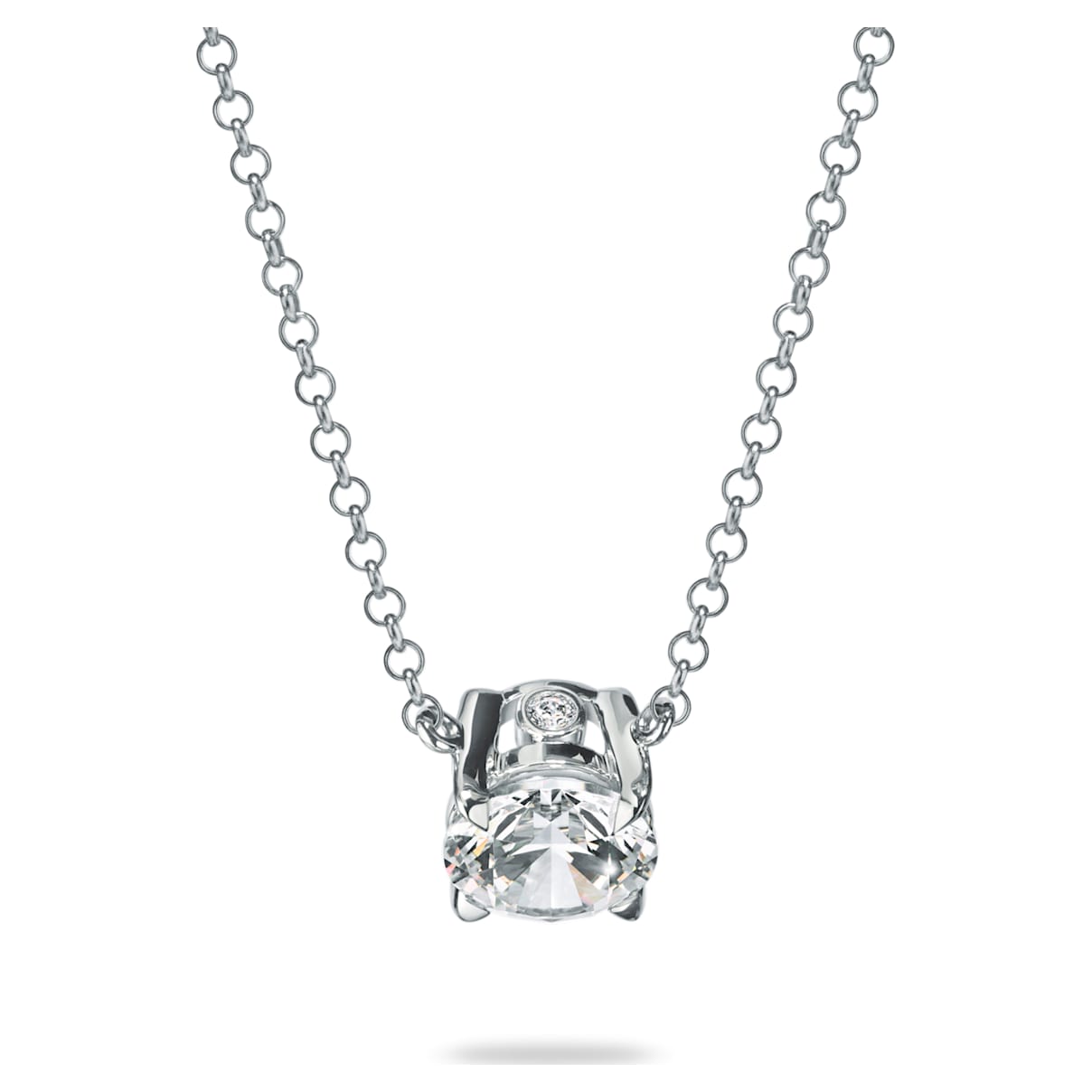 Click to view product details and reviews for Essentials 1 4 Ct Solitaire Pendant Swarovski Created Diamonds 18k White Gold.