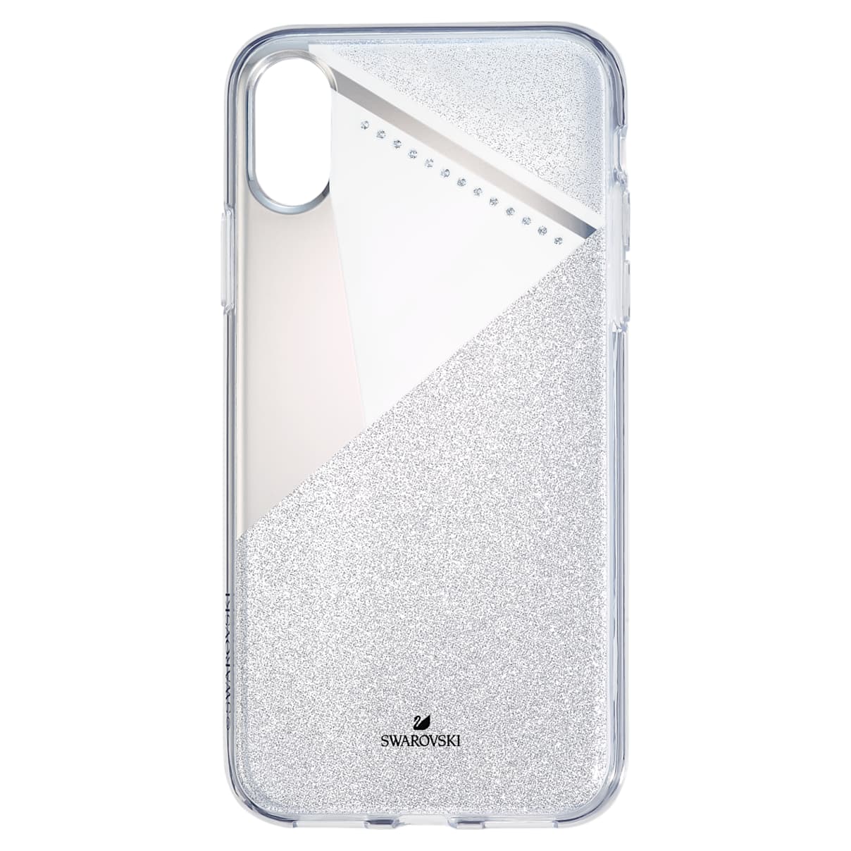 

Swarovski Subtle smartphone case, iPhone® X/XS, Silver Tone