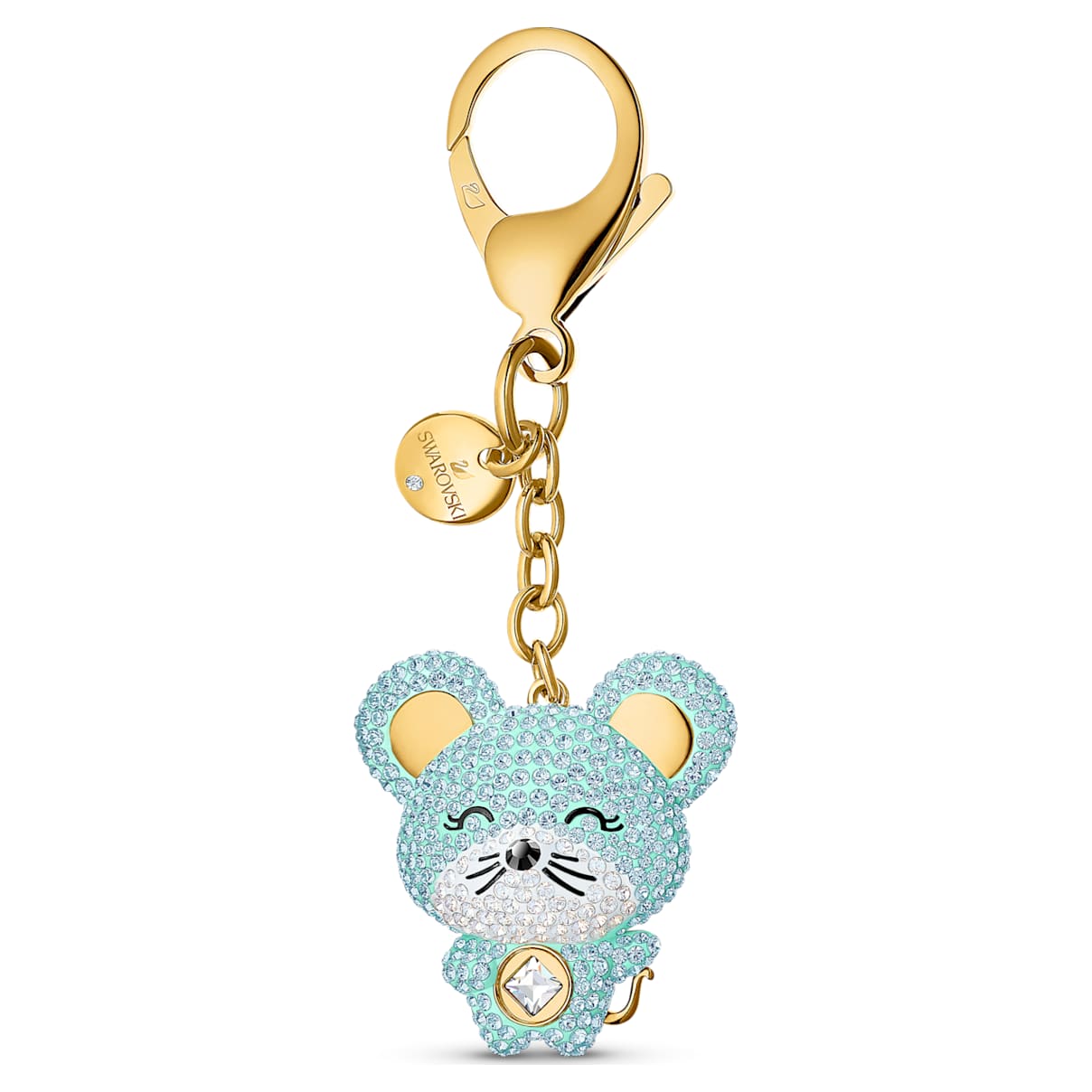 Click to view product details and reviews for Zodiac Bag Charm Light Multi Coloured Gold Tone Plated.