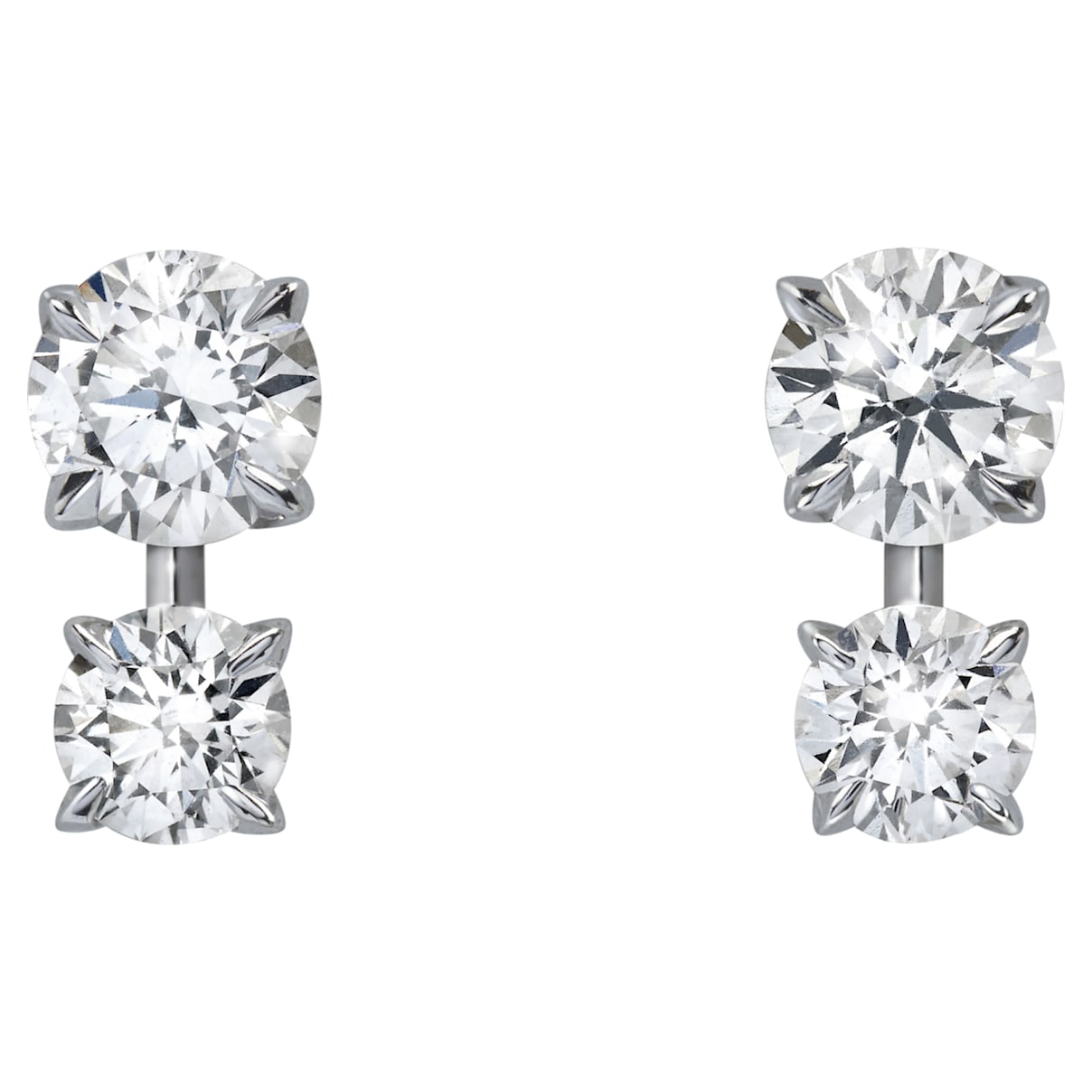 Click to view product details and reviews for Intimate Stud Earrings Swarovski Created Diamonds 18k White Gold.