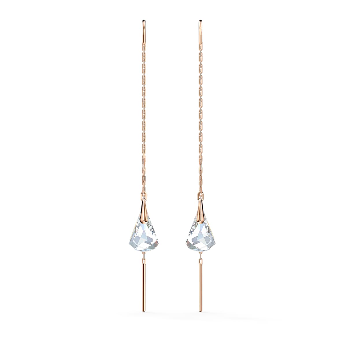 Click to view product details and reviews for Spirit Pierced Earrings White Rose Gold Tone Plated.